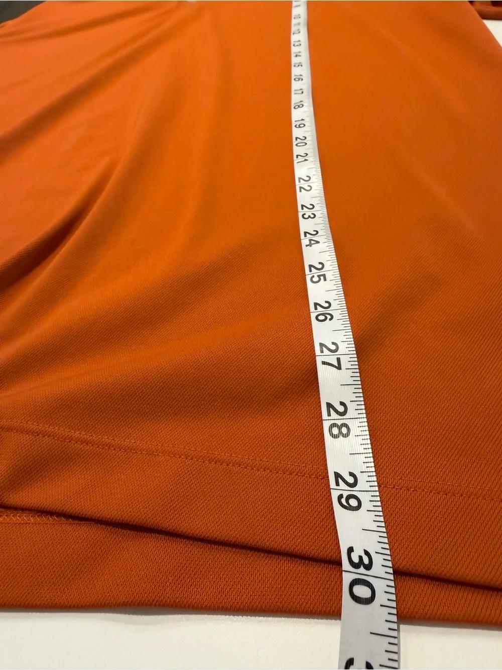Nike Men’s Burnt Orange Polo Shirt swoosh XL athletic wear performance golf